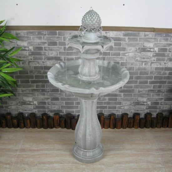 tiered water fountain outdoor