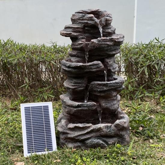 solar cascade fountain