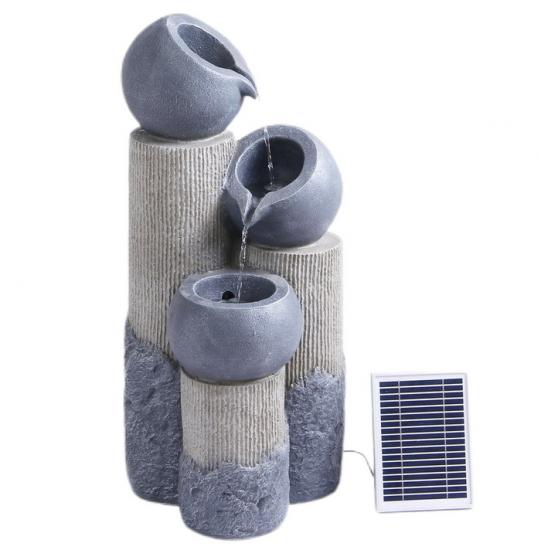 solar cascading pot fountain