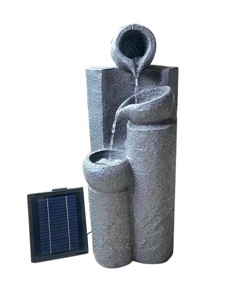 solar cascading pot fountain