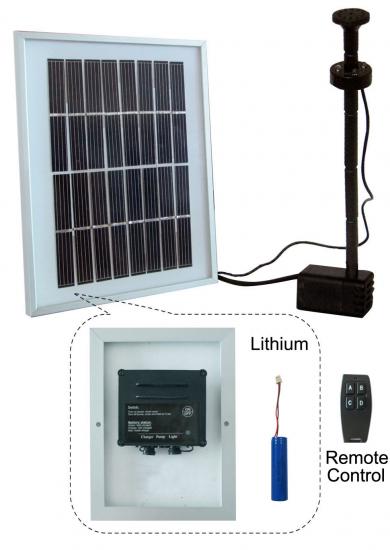 smart solar fountain