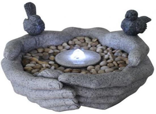 Solar Sandstone Fountain