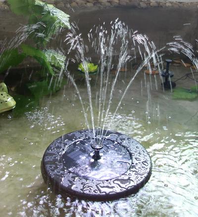 smart solar fountain