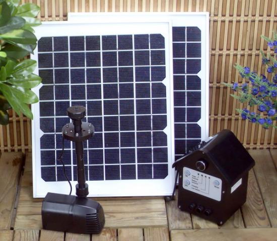 smart solar fountain