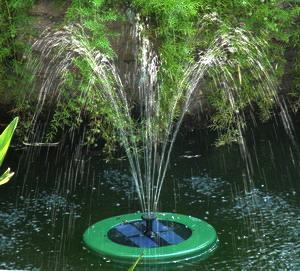 solar floating fountain