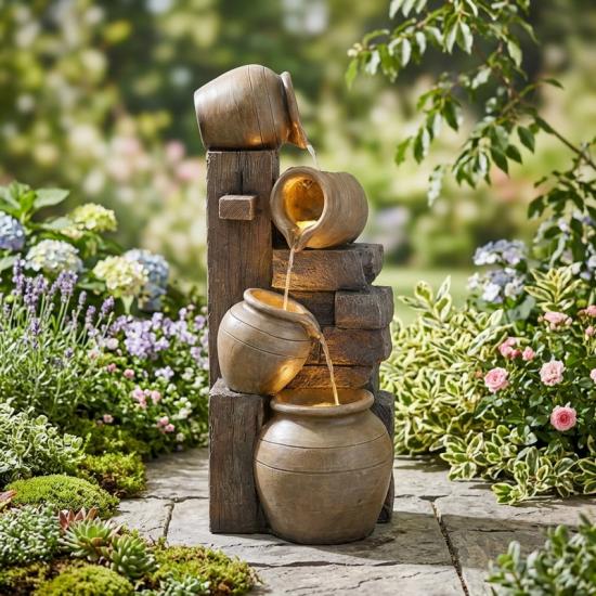 Cascade fountain feature